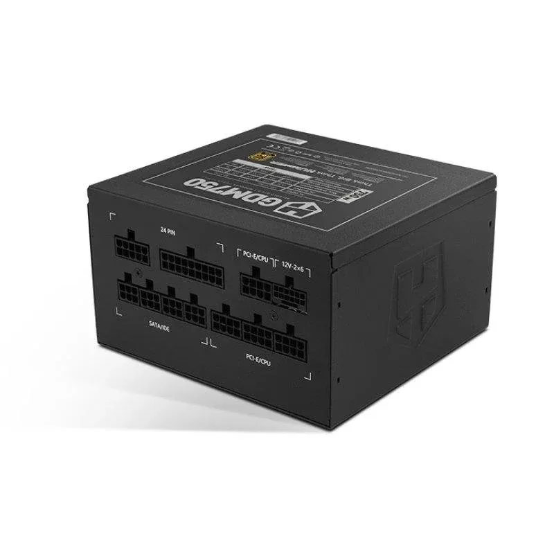 Fonte de Alimentação Nox Hummer GDM 750W 80+ Gold Full Modular Preto