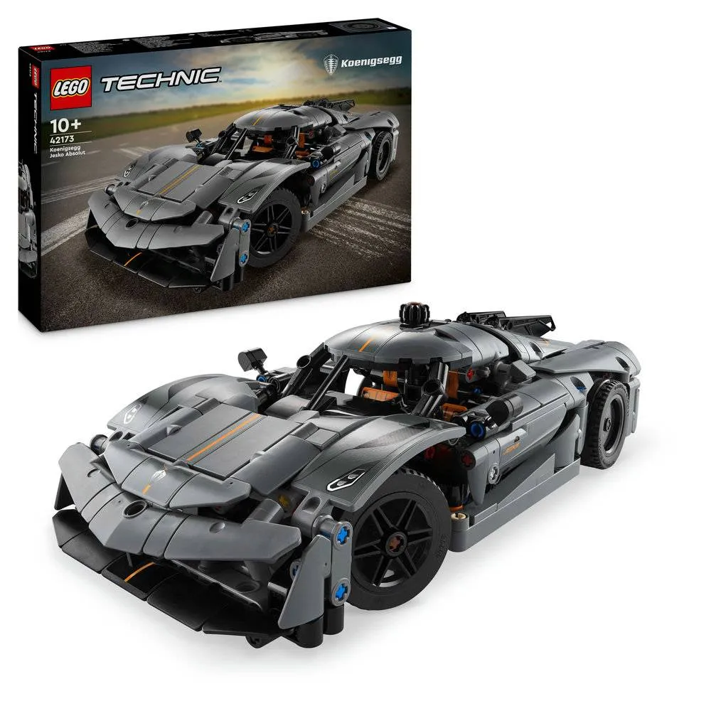 LEGO Technic Hipercarro Cinzento Koenigsegg Jesko Absolut - 42173