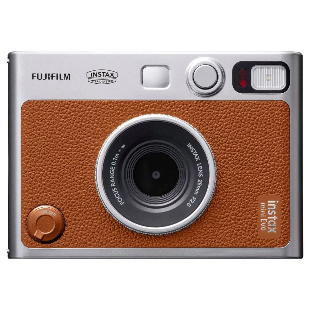 Máquina Fotográfica Instantânea Fujifilm Instax Mini Evo Castanha