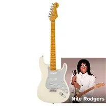 Fender Stratocaster Nile Rodgers signature Hitmaker Olympic White