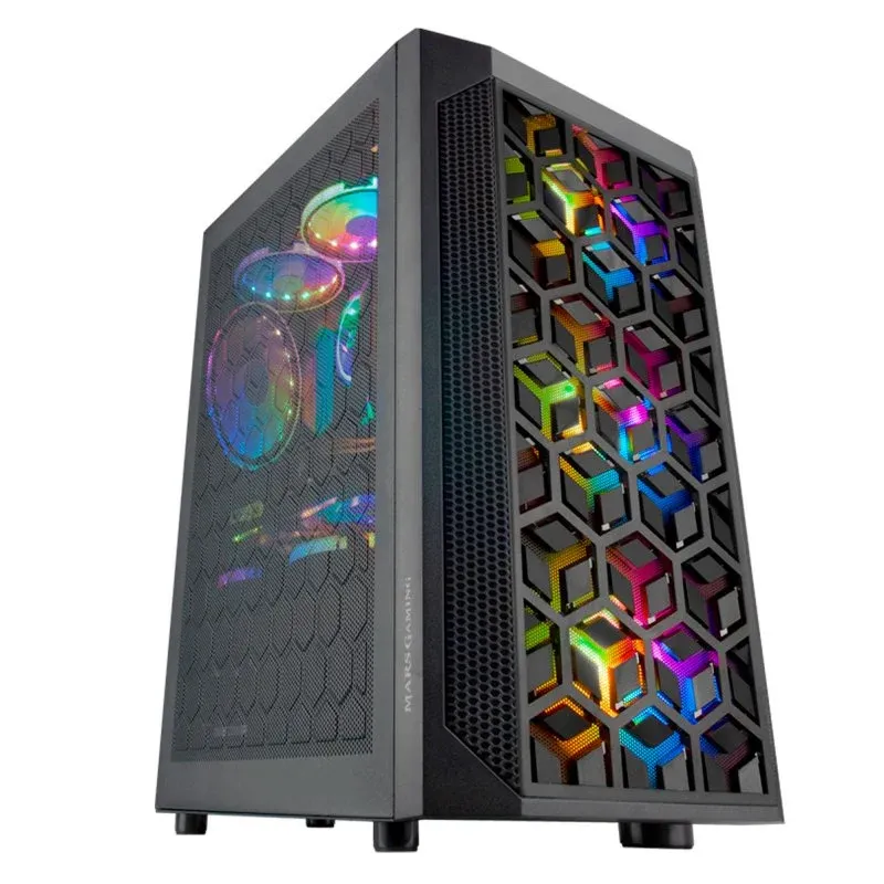Caixa PC Mars Gaming MCMESH Micro ATX USB 3.0 Preta