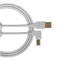 Cabo USB UDG U95004 branco 1mt 2.0 A-B ficha angulo