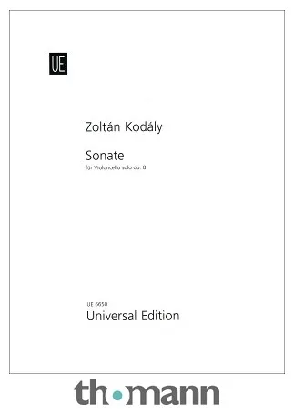 Universal Edition Kodály Sonate op. 8