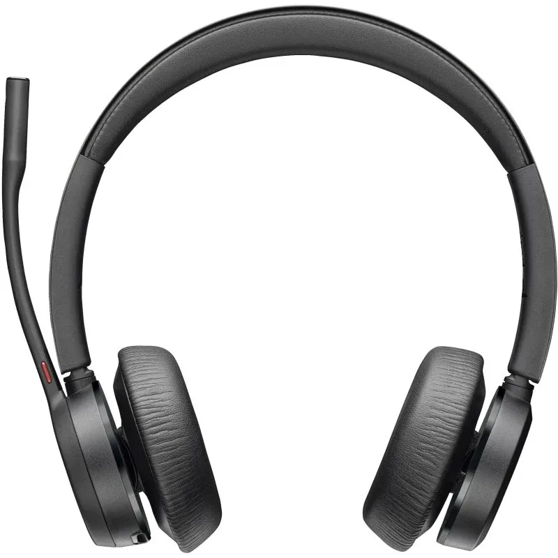 Poly Voyager 4320 UC Headset Sem Fios com Suporte Preto