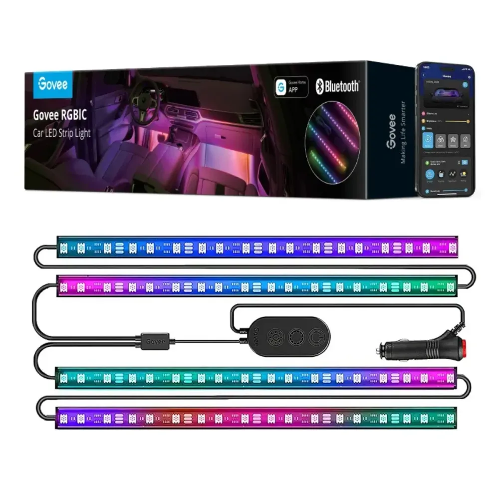 Kit de Iluminação LED para Carro Govee H70900A1 RGBIC
