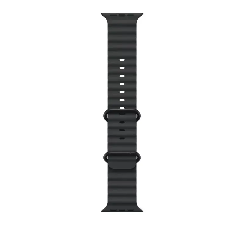 Apple - Fita para relógio inteligente - 49 mm, acabamento em titânio preto - 130-200mm - preto
