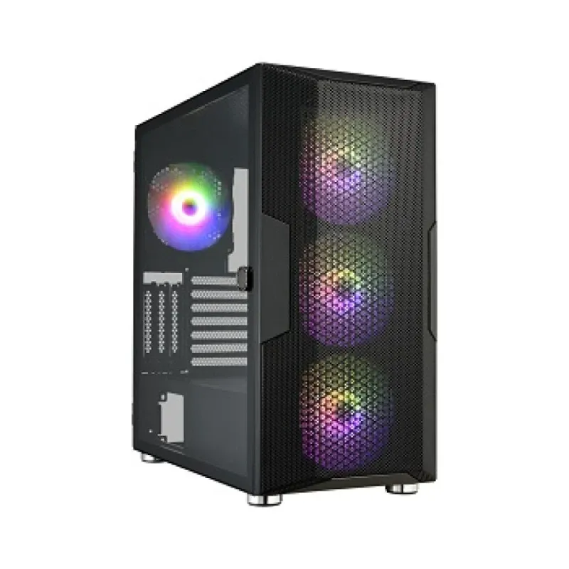 Caixa E-ATX FSP CUT592 4x Ventoinhas 140mm Preta