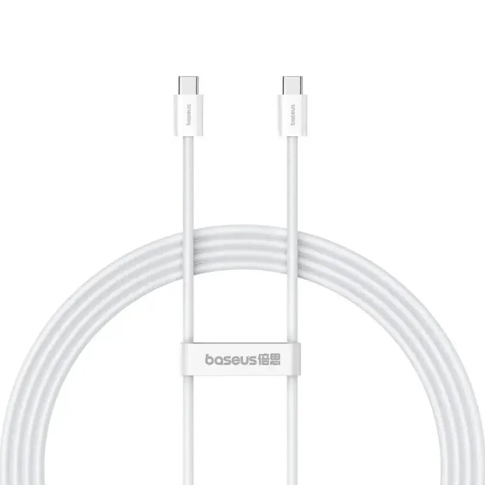 Cabo de Dados Baseus USB-C 1m Branco
