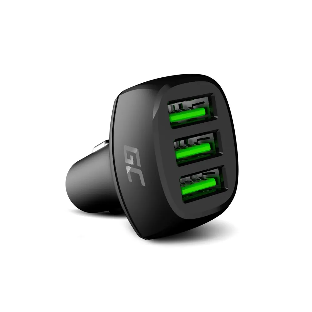 Green Cell CADGC01 mobile device charger Black Auto CADGC01