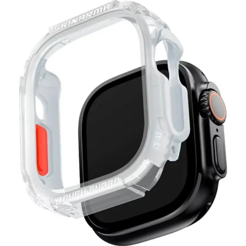 Capa Skinarma Atom Case para Apple Watch 49 mm Transparente Frost