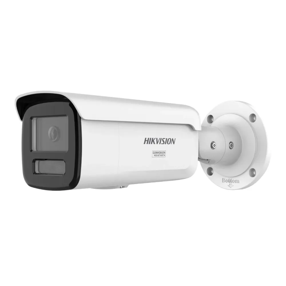 Câmara de Segurança IP Hikvision Pro Bullet 4MP PoE 2.8mm/4mm AcuSense IP67 Branca