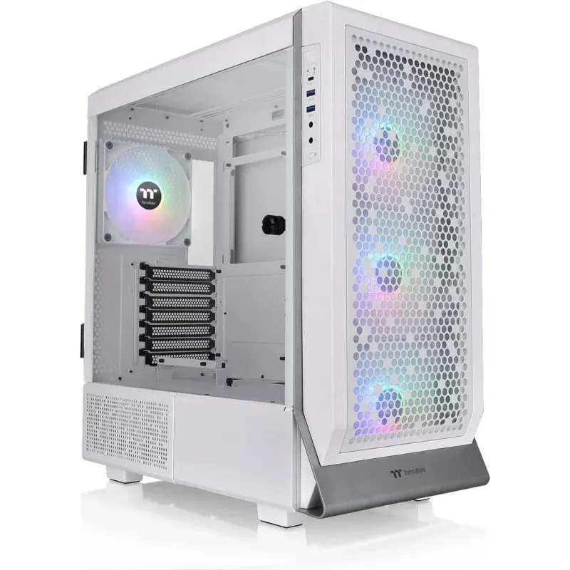 Thermaltake Ceres 500 TG ARGB Snow Vidro Temperado USB 3.0