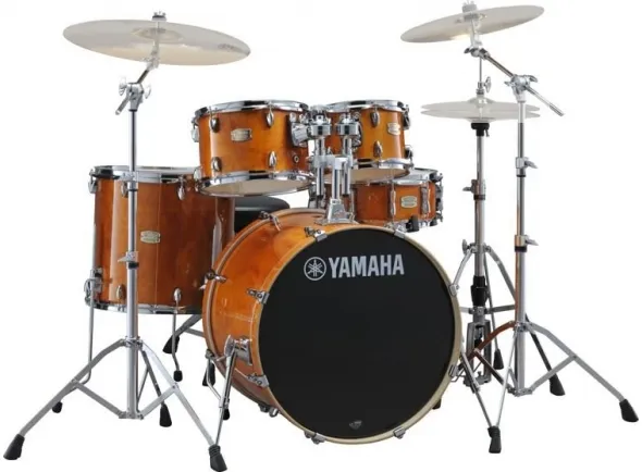 Yamaha Stage Custom Birch Honey Amber com Hardware sem Pratos