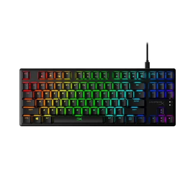 Teclado HyperX Alloy Origins Core TKL compacto switches HX Blue RGB