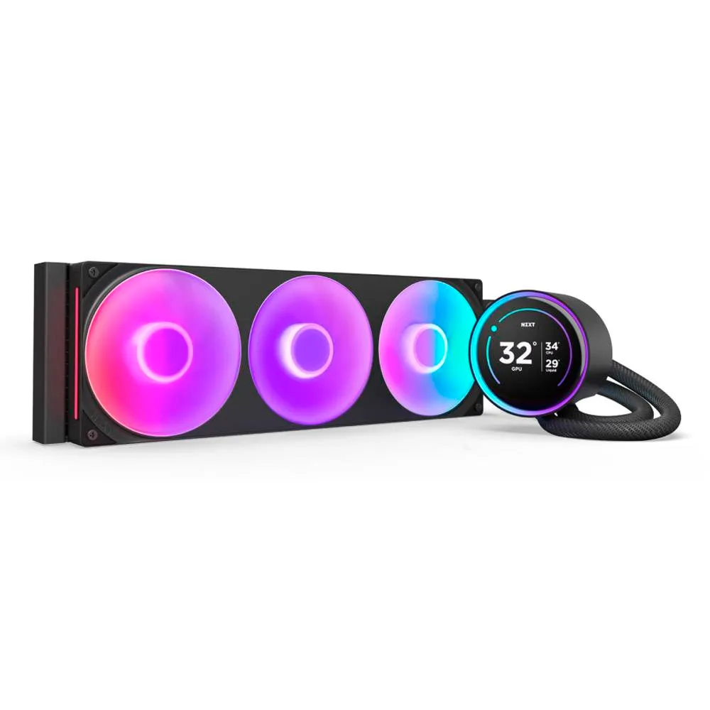 Water Cooler CPU NZXT Kraken Elite 360 (2025) RGB Preto