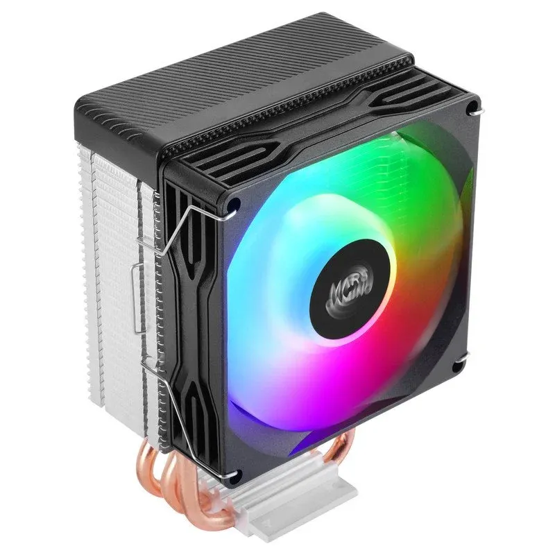 Cooler CPU Mars Gaming MCPU-X3 Cooler de CPU 190W com 3x Heatpipes e Ventoinha PWM FDB FRGB Preto