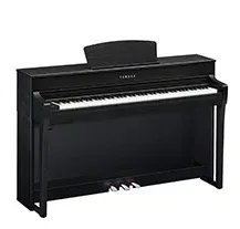 Piano Digital Yamaha Clavinova CLP735 PE Preto Polido