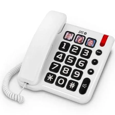 Telefone Fixo SPC Confort Numbers 2 Branco