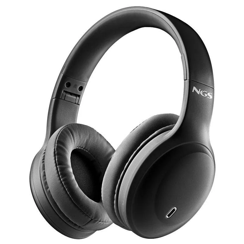 Auriculares NGS Artica Glacier sem fios Bluetooth 5.4 dobráveis bateria removível preto