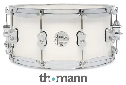 DW PDP 14"x6,5" CM Pearl. White