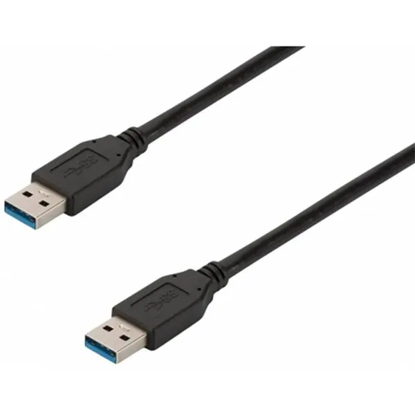 Cabo Ewent EC1022 USB 3.0 Type A Macho > Type A Macho 1.8m Preto
