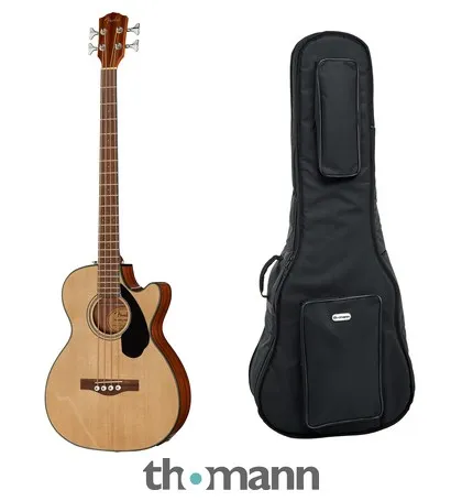 Fender CB-60SCE A-Bass Natural w/Bag