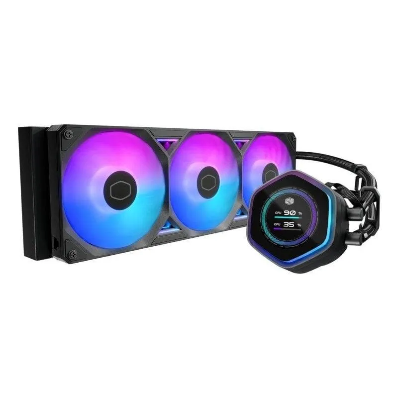 Refrigeración Líquida Cooler Master MasterLiquid Atmos II 360mm 3 Ventiladores LCD ARGB