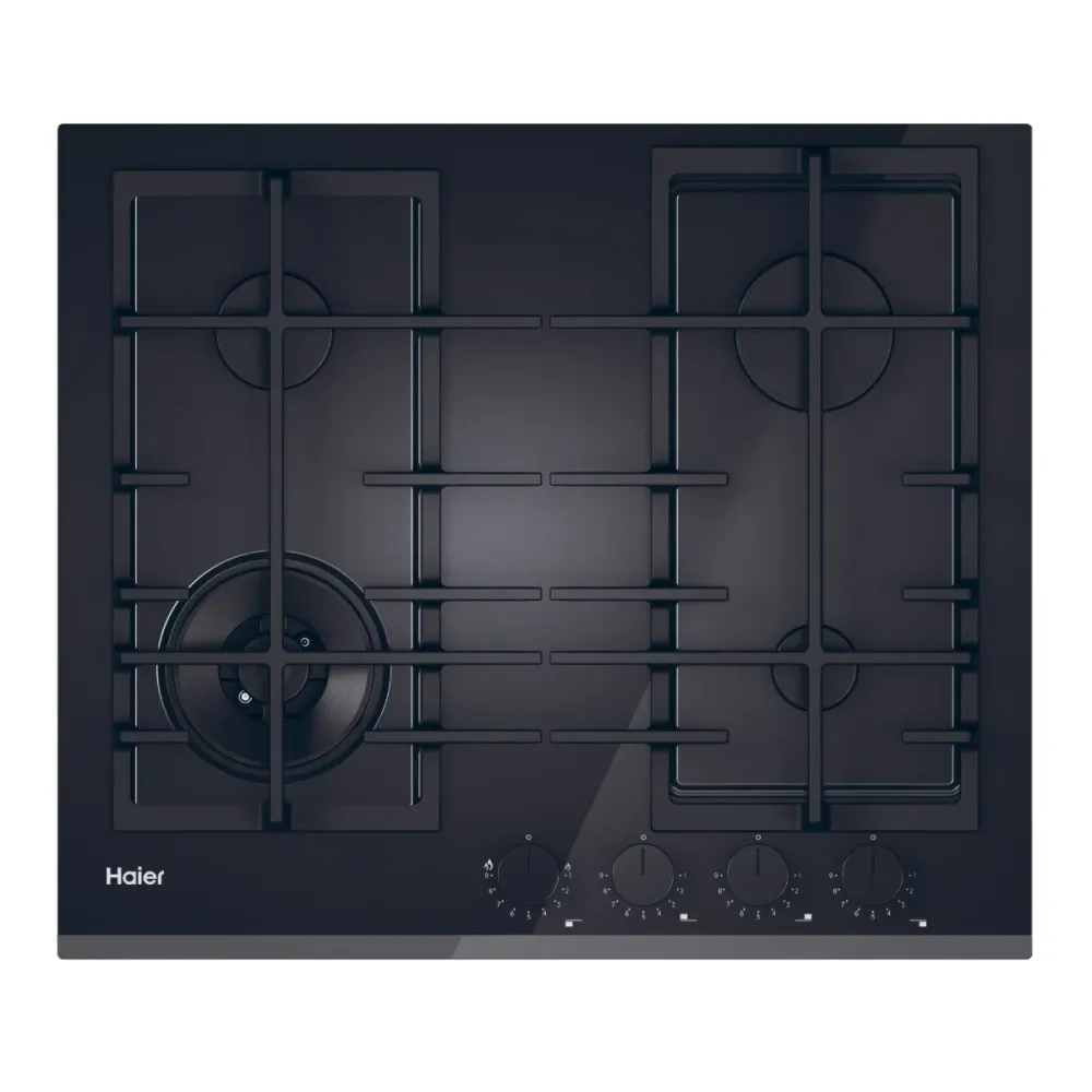 Placa a Gás Haier I-Move Series 4 4 Zonas 9650W Preta - HAVG6BF4TBPB