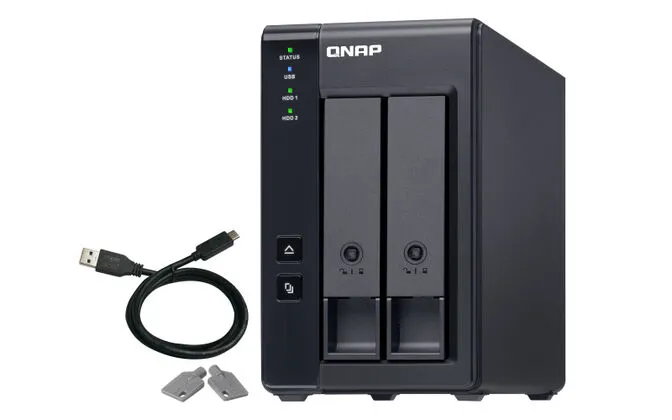 Unidade de Expansão NAS QNAP TR-002 - 2 Baías - USB Type C