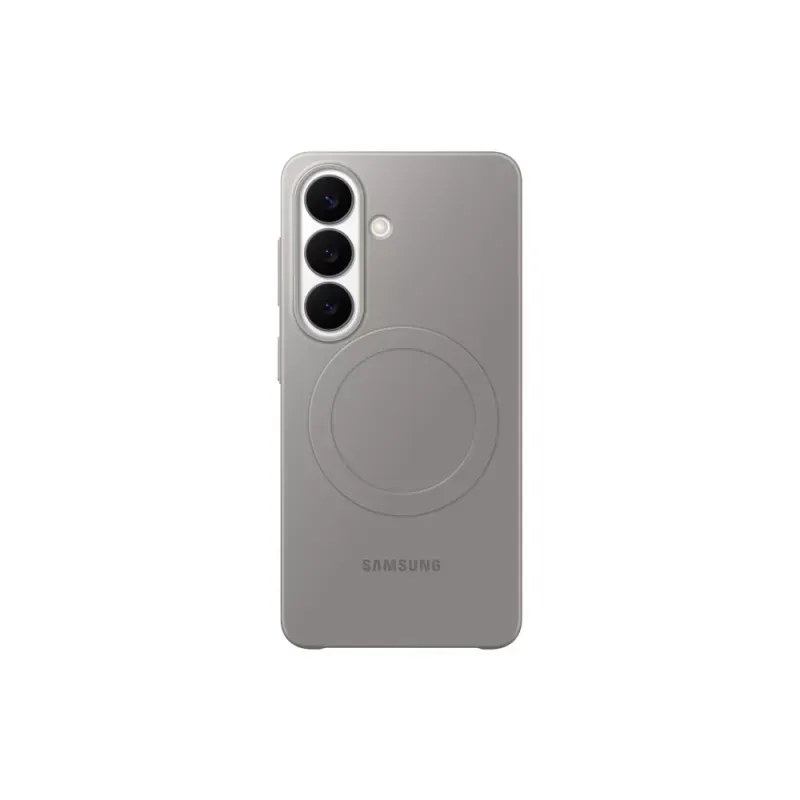 Capa de Silicone Magnética Fina Samsung Galaxy S26 Cinzenta