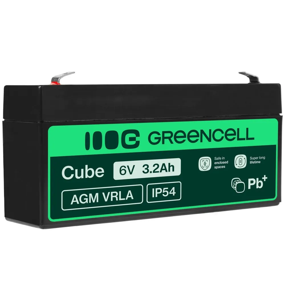 Green Cell AGM14 UPS battery Sealed Lead Acid (VRLA) 6 V 3.2 Ah AGM14