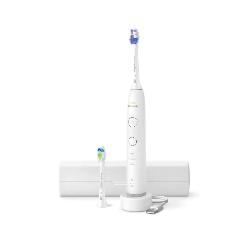 Escova de Dentes Elétrica Philips Sonicare 6500 Branca - HX7410/02