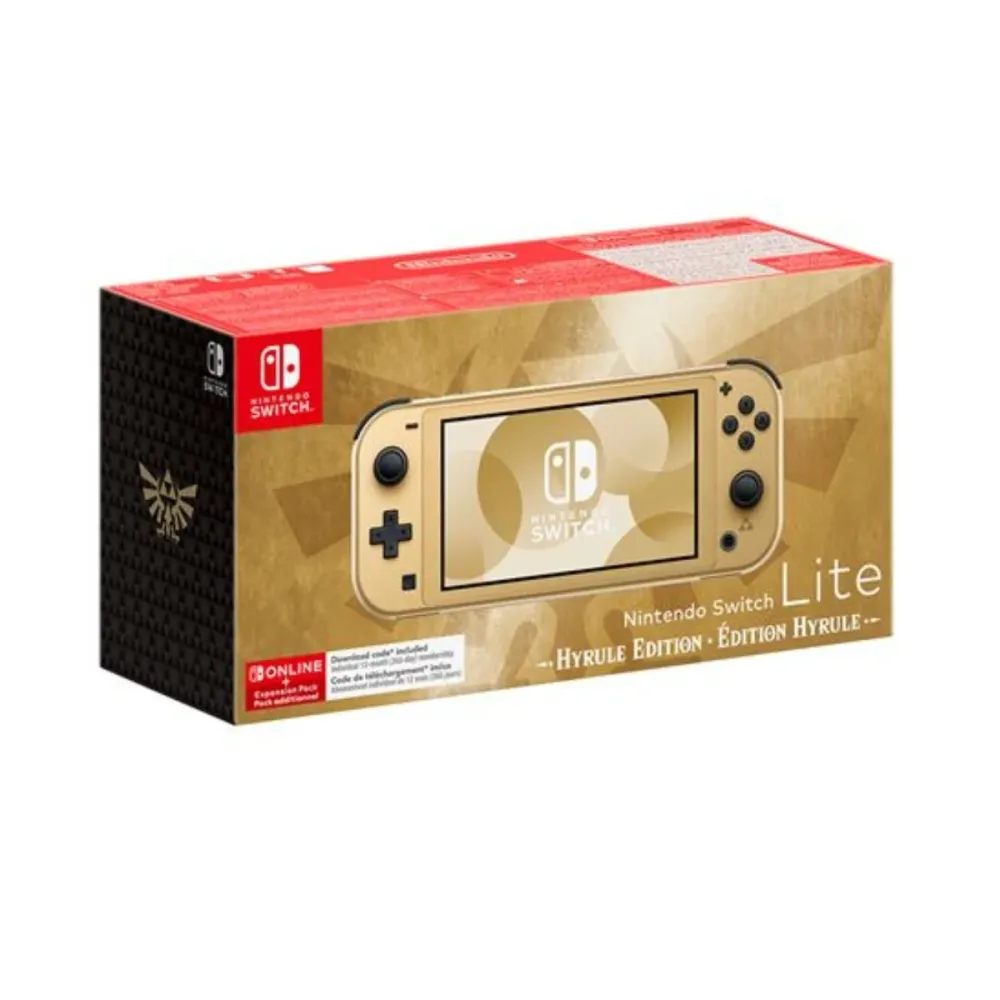 Nintendo Switch Lite Hyrule Edition + 12 Meses NSO