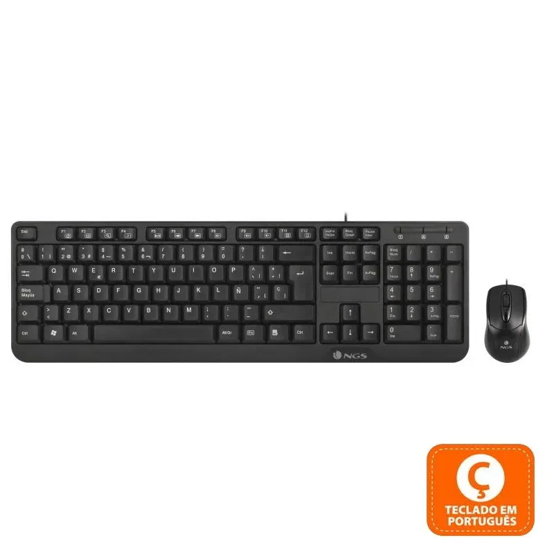 NGS Cocoa Kit Teclado Multimédia Rato (PT)