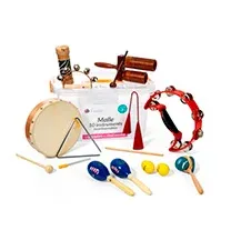 Kits Percurssão Orff Fuzeau 70964 10 instrumentos + mala