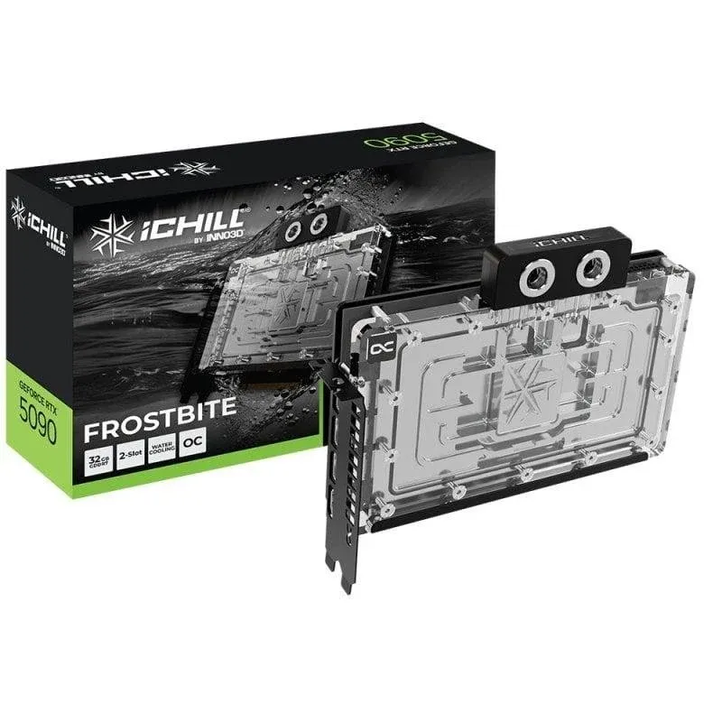 Placa grafica INNO3D GeForce RTX 5090 iCHILL FROSTBITE 32GB GDDR7 Reflex 2 RTX AI DLSS4