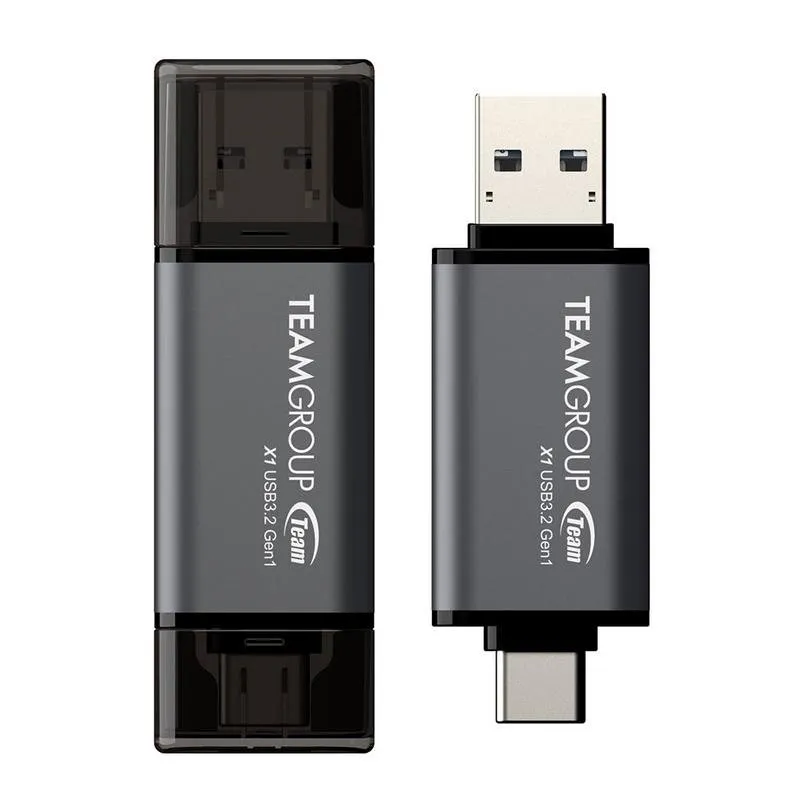 Pen USB Team Group X1 64 GB USB Type-A e Type-C 3.2 Gen 1