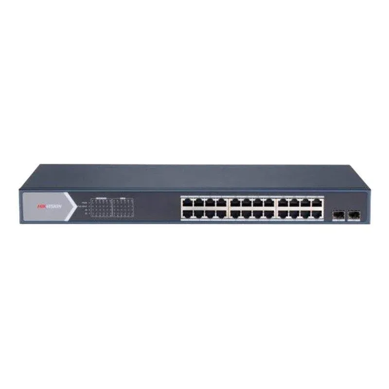 Switch Hikvision DS-3E1526P-SI 26 Portas 370W Gigabit PoE+