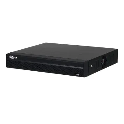 Gravador NVR Dahua Compact 4 Canais 1U 1HDD Lite Preto DHI-NVR4104HS-4KS3