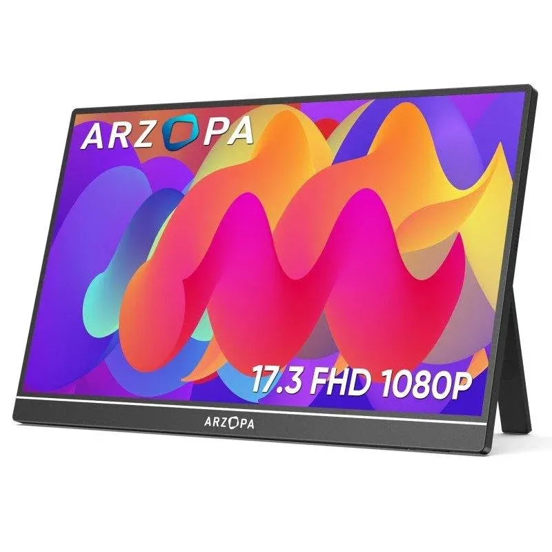 Monitor Arzopa A1M 17.3" Full HD IPS 60Hz Portátil 100 sRGB Altifalantes
