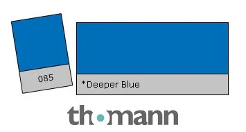 Lee Filter Roll 085 Deeper Blue