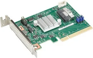 Supermicro AOC-SLG4-2E4T-O 2-Port Retimer, x8 PCIe Gen AOC-SLG4-2E4T-O