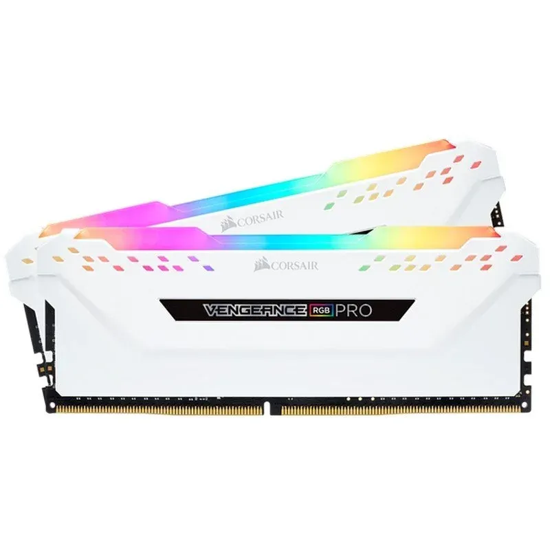 Memória RAM Corsair Vengeance RGB Pro 16GB (2x8GB) DDR4 3600MHz CL18 Branca