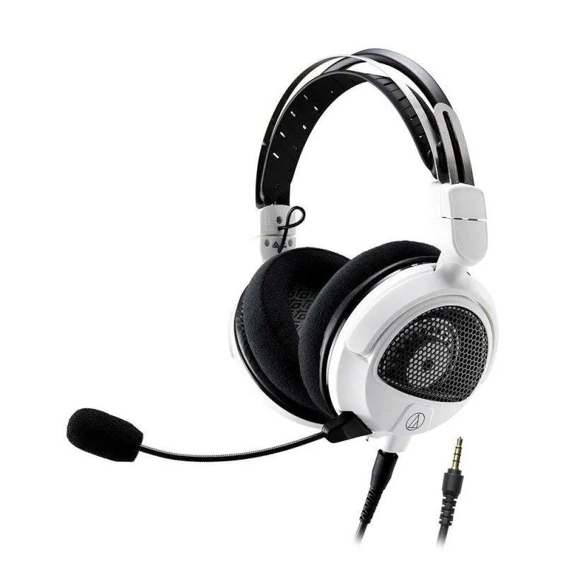 Auriculares Audio-technica ATH-GDL3 com fio Jack Gaming abertos Microfone Removível Branco