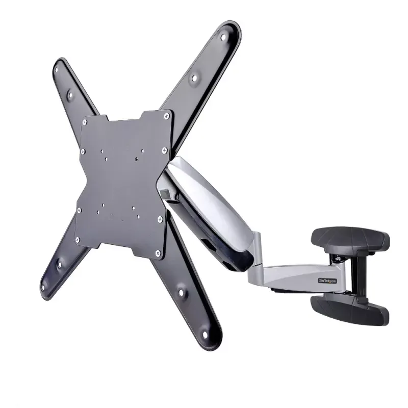 StarTech.com VESA TV Wall Mount, TV Mounting Bracket For 23"-55" Displays, Adjustable Full Motion TV Wall Mount Supports 66lb (30kg), Extendable/Tilting/Swivel Monitor Wall Mount - Low Profile/Slim Display Mount (FHA-TV-WALL-MOUNT) - Kit de montagem