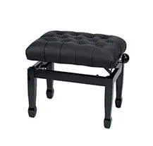 Banco Piano Ludi Deluxe XL Preto Polido