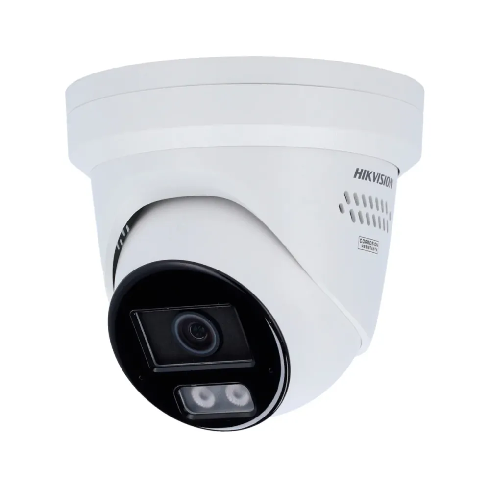 Câmara de Segurança IP Hikvision Pro Turret ColorVu PoE 4MP 4mm Exterior IP67 - DS-2CD2147G3-LIS2UY(4mm)