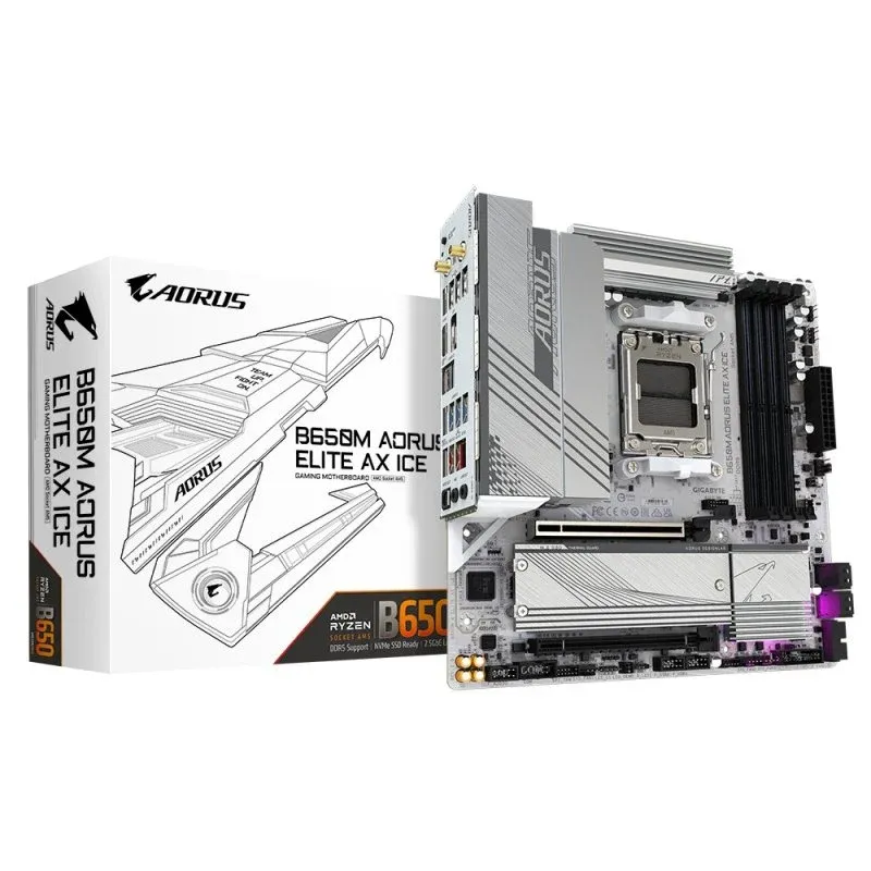 Gigabyte B650M AORUS ELITE AX ICE
