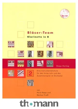 Horst Rapp Verlag Bläser-Team 2 Clarinet