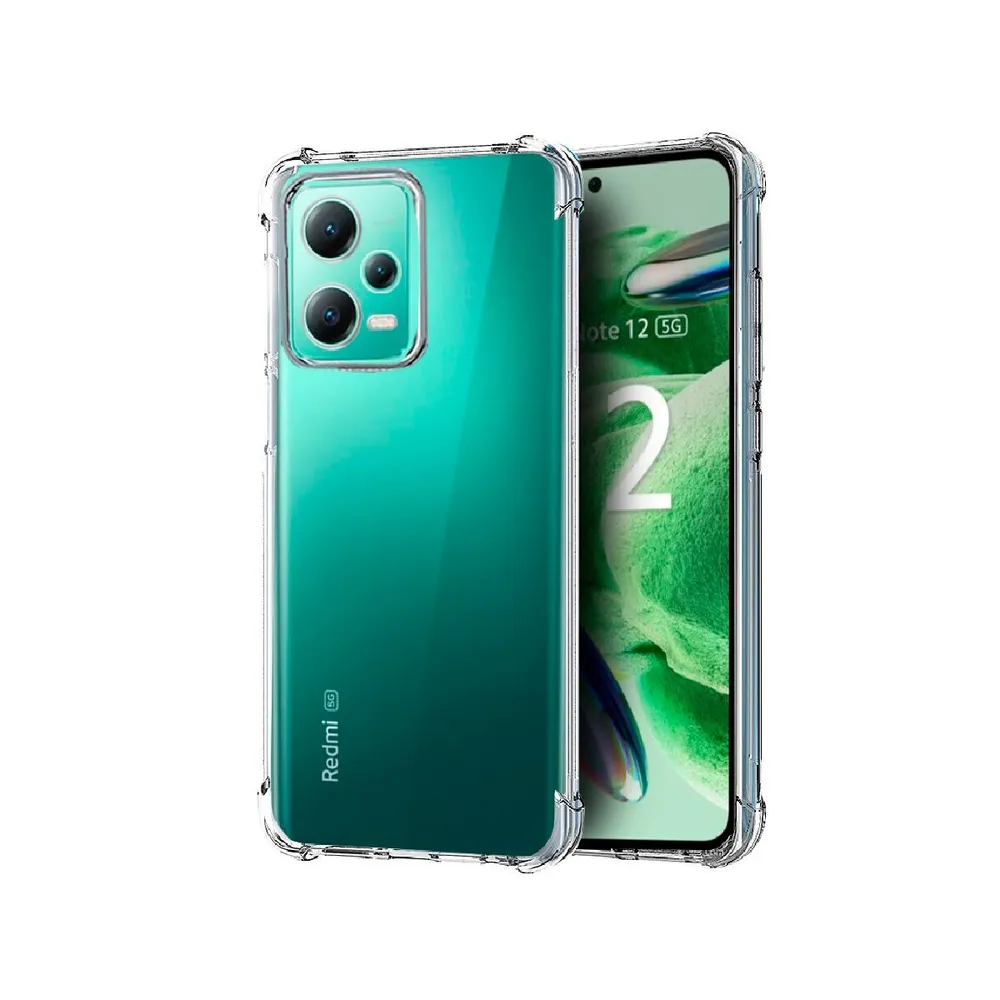 Capa Silicone Reforçado Xiaomi Redmi Note 12 5G / Poco X5 5G Transparente